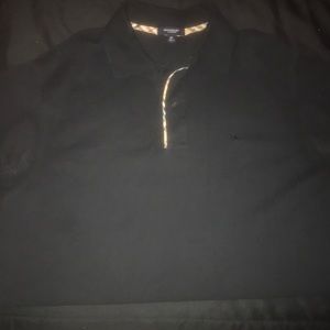 Burberry black polo